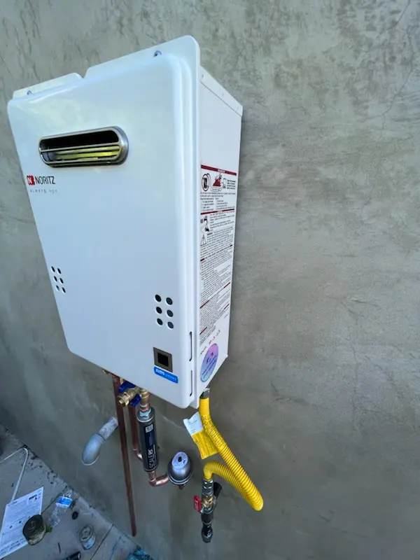 Tankless water heater installation for Centennial Homestead homes