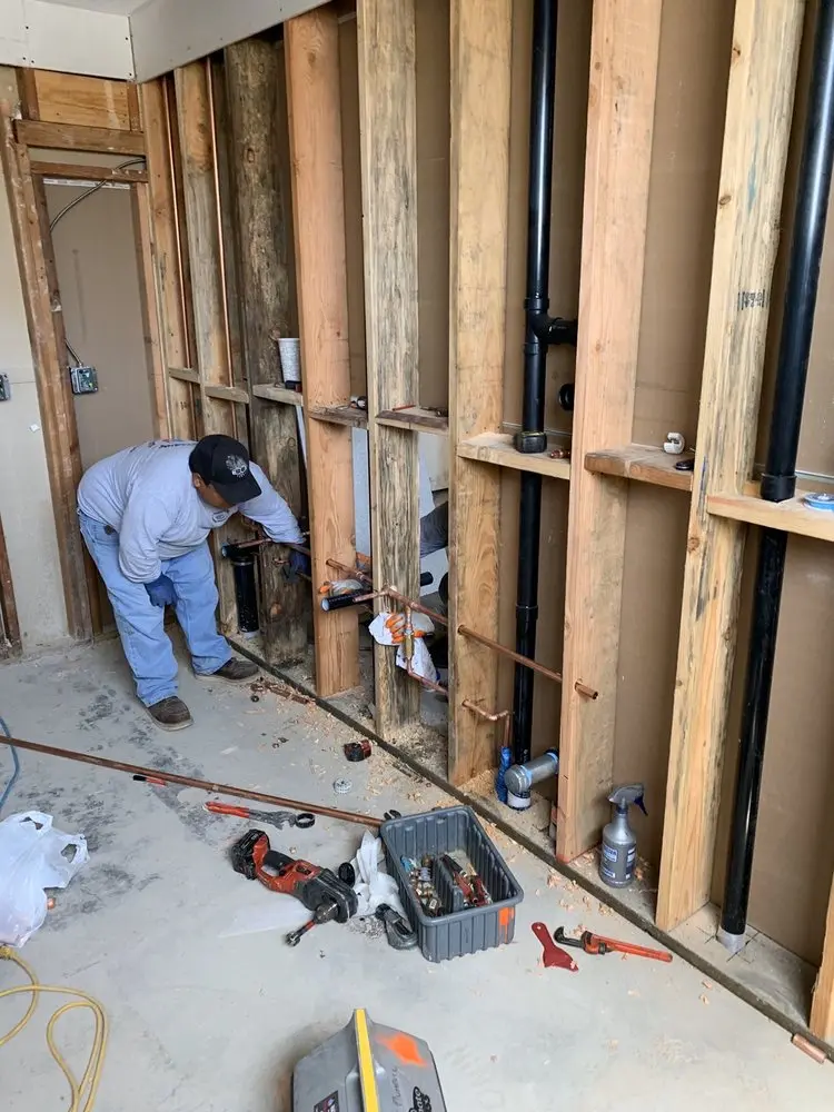 Commercial rough-in plumbing for Gas Line Repair in Centennial Homestead